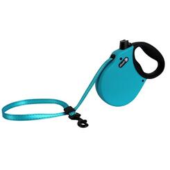 alcott Abenteuer Hunde-Gurt-Roll-Leine L blau 7,5m bis zu 50kg