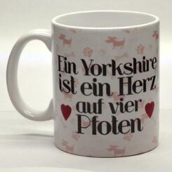 Power Gift Kaffeebecher Motiv Yorkshire  9,5xØ8cm