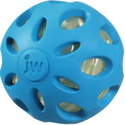 JWPet Crakle Heads Crakle Ball S blau 5,5cm Hundespielzeug