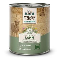 Wildes Land Classic Adult Lamm mit Reis Zucchini Wildkräutern und Distelöl 800g