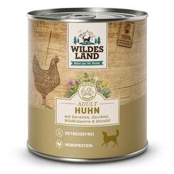 Wildes Land Classic Adult Huhn mit Karotten Zucchini Wildkräutern & Distelöl 800g
