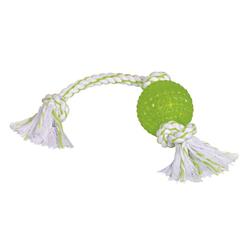 Nobby TPR Ball mit Seil neon grün 44cm