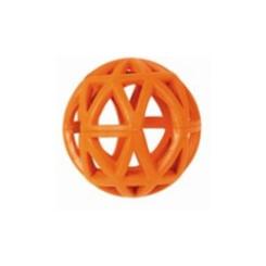 Nobby Vollgummi Gitterball 7cm Hundespielzeug orange