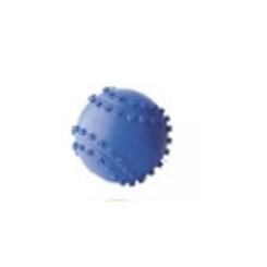 Nobby Vollgummiball mit Noppen blau 6,5cm Hundespielzeug