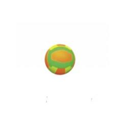 Nobby Moosgummi Volleyball für Hunde orange,grün,gelb 6,3cm