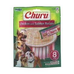 Inaba Churu Dog Snack Püree Huhn mit Lachs 8x20g