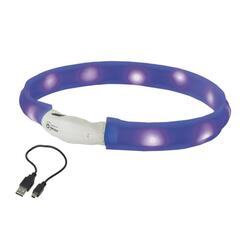 Nobby LED Leuchtband VISIBLE, breit, Gr. L, blau