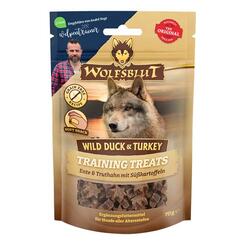 Wolfsblut Training Treats Wild Duck& Turkey  Ente & Truthahn mit Süßkartoffeln 70g
