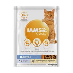 Trockenfutter Katze IAMS for Vitality Dental Huhn  800 g