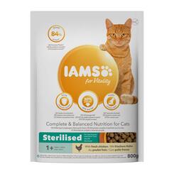 Trockenfutter Katze IAMS for Vitality Sterilised Huhn  800 g