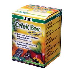 JBL: CrickBox Schütteldose zum Bestäuben von Futterinsekten