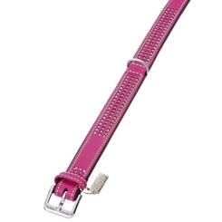 Karlie Vintage Strass Halsband dreireihig pink  40x2,4cm  