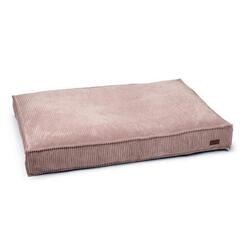 Hundebett: Designed by Lotte Rest Cushion Ribbed rosa 120x80x15cm