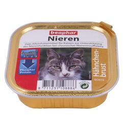 Spezialfutter für Katzen Beaphar Nieren + Huhn für Katzen  100 g