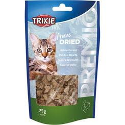 Trixie Premio Freeze Dried Hühnerherzen, 25g, für Katzen