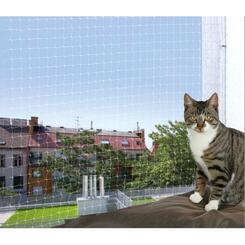 Katzennetz Trixie Schutznetz Nylon transparent  8x3m