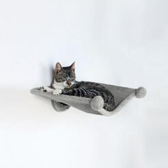 Katzenbett Trixie Liegemulde zur Wandmontage, 42 x 41 cm, grau