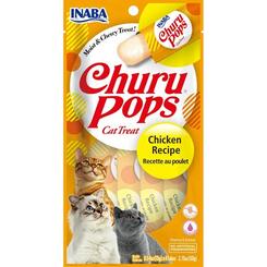 Inaba Churu Cat Snack Pops Huhn, Katzenfutter 4x 15g