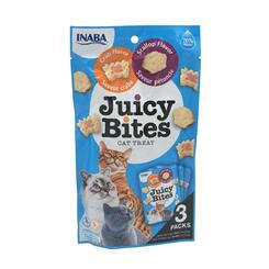 Inaba Churu Cat Snack Juicy Bites Crab Flavor, Scallop Flavor 3 Packs