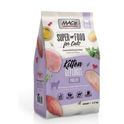 Trockenfutter Katze MACs Superfood für Katzen Kitten Geflügel 1,5kg