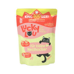 Lucky Lou Kitten für kleine Nesthocker Geflügel mit Karotte  300g