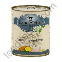 LandFleisch Dog mit Frisch-Gemüse, mit Ente & Reis, 800g