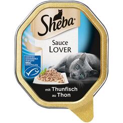 Sheba Nassfutter Sauce Lover mit Thunfisch  85g