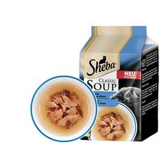 Sheba Classic Soup mit Thunfischfilets  4x40g