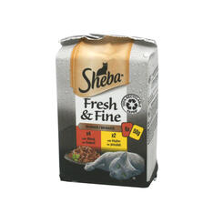 Sheba Fresh Fine mit Rind & Huhn in Sauce  6x50g