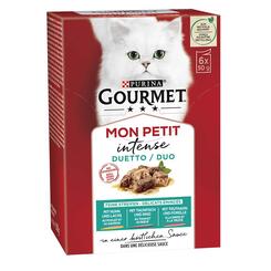 Gourmet Katzennassfutter Mon Petit Multipack Duetti Fleisch & Fisch  6x50g