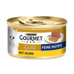 Gourmet Gold Katzennassfutter Feine Pastete mit Huhn  85g