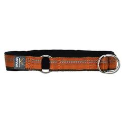 Kennel Equip Half Choke Halsband orange  42-52cm