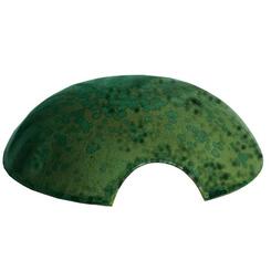 Namiba Terra Schlangenhöhle Terracotta Ø 14,5 cm  grün glasiert