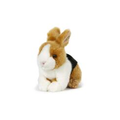 Semo Plüschtier Kaninchen weiß / braun  ca. 16cm