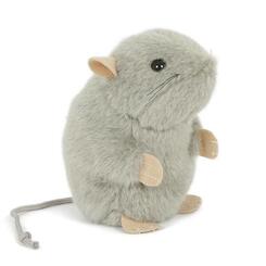 Semo Baby Maus Plüsch, grau, ca. 13 cm