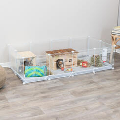 Trixie Boden für Indoor Freilaufgehege, hellgrau, 140 x 70 cm, für Kaninchen