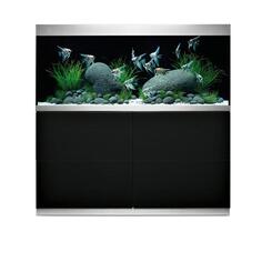 Oase HighLine optiwhite 400 schwarz, Aquarium mit Unterschrank, 413 l Bild 2