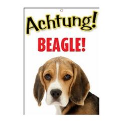 Plenty Gifts: Warnschild Achtung! Beagle!