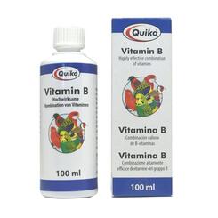 Quiko Vitamin B, Hochwirksame Kombination von Vitaminen, Futter für Ziervögel 100ml