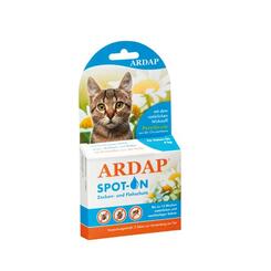 Ardap Spot-On Zecken- und Flohschutz für Katzen bis 4 kg  3 x 0,4ml