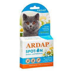 Ardap Spot-On Zecken- und Flohschutz für Katzen über 4kg  3 x 0,8 ml