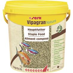 Sera Vipagran Nature Hauptfutter 10 Liter (3kg)