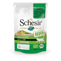Schesir Nature For Cat Bio Huhn und Schwein mit Zucchini  85 g
