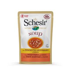 Schesir Cat Soup Thunfisch mit Papaya Pouchbeutel  85 g