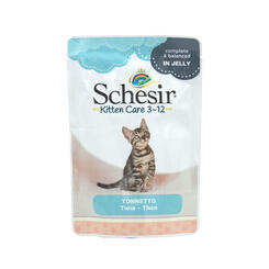 Schesir Cat Kitten Thunfisch in Jelly in Pouchbeutel  85 g