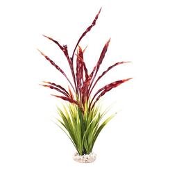Sydeco: Atoll Grass Rot Kunstwasserpflanze  ca. 40 cm