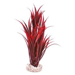 Sydeco: Sword Plant ca. 28cm Kunstwasserpflanze rot 1 Stück