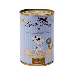 Terra Canis: Hausmannskost für Welpen Rind mit Apfel, Karotte & Hagebutte  400 g