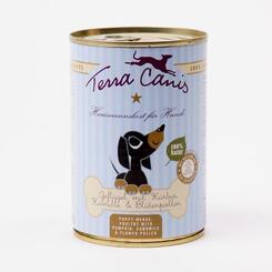 Terra Canis: Hausmannskost für Welpen Geflügel mit Kürbis, Kamille & Blütenpollen  400 g