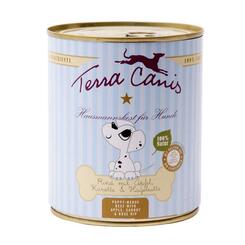 Terra Canis: Hausmannskost für Welpen Rind mit Apfel, Karotte & Hagebutte  800 g